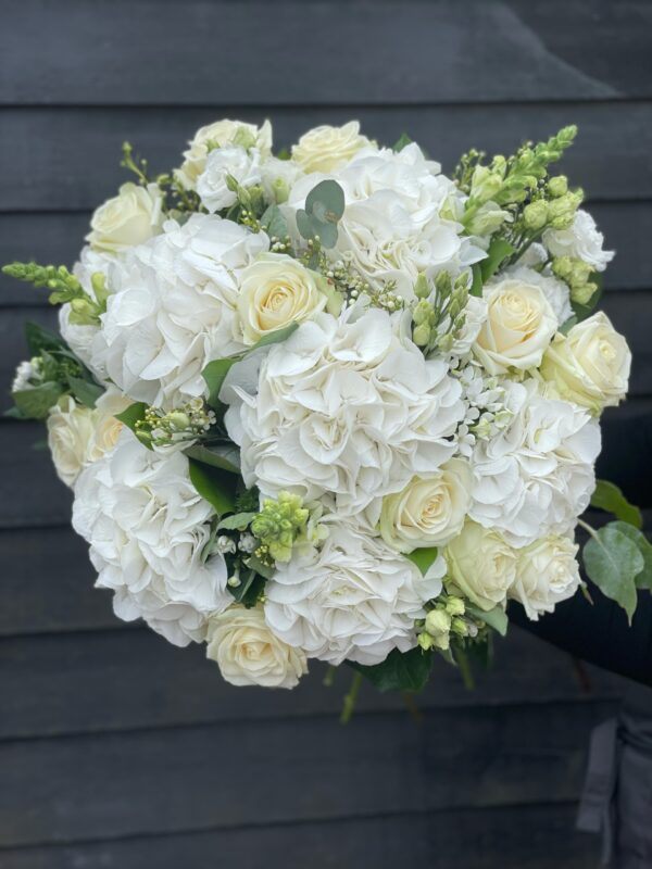 White Hydrangea & Roses