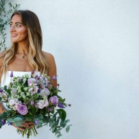 Lilac Bridal Bouquet