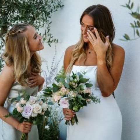 Pastel Bridal & Bridesmaid Bouquet