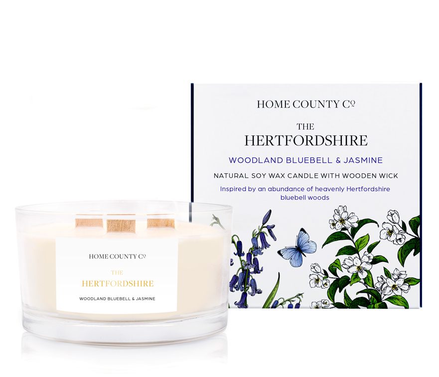 The Hertfordshire Three Wick Candle