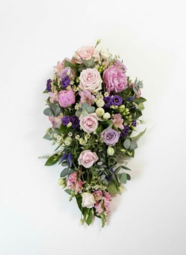 funeral-flowers-country-garden-teardrop-spray