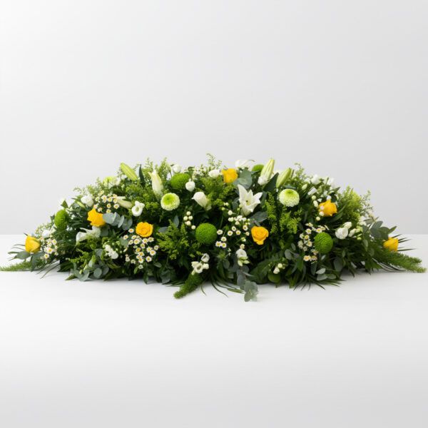 Funeral_flowers-Hertfordshire-Citrus-Casket-Spray